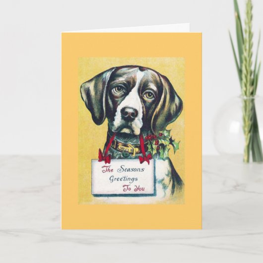 Fröhliche ChristMutt Karte (Vorderseite)