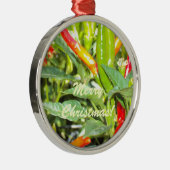 Fröhliche Chritmas Chili-Pfeffer-Verzierung Ornament Aus Metall (Rechts)