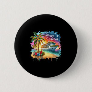 Fröhliche Cruisemas Familienkreuzfahrt Weihnachten Button