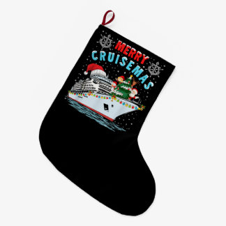 Fröhliche Cruisemas Kreuzfahrtschiff Familienweihn Großer Weihnachtsstrumpf