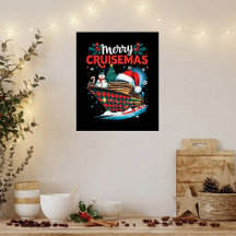 Fröhliche Cruisemas lustige Familie Weihnachten