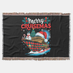 Fröhliche Cruisemas Lustige Familienweihnachten Decke