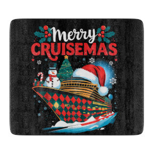 Fröhliche Cruisemas Lustige Familienweihnachten Schneidebrett