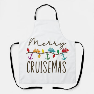 Fröhliche Cruisemas Weihnachtskreuzfahrt Familie p Schürze