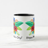 Fröhliche Cut Paper Bouquet Tasse (Zentrum)