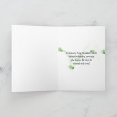 fröhliche Daffodil Bouquet bald wieder gut Karte (Innenseite)