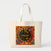Fröhliche Daisies Custom Inspirivity Tote Bag Jumbo Stoffbeutel (Vorne)