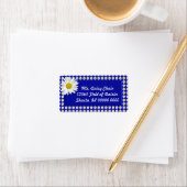 fröhliche Daisy Address Labels Adressaufkleber (Insitu)