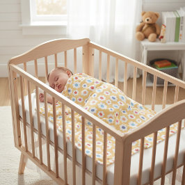 Fröhliche Daisy Ditsy Print Baby Kleinkind Decke