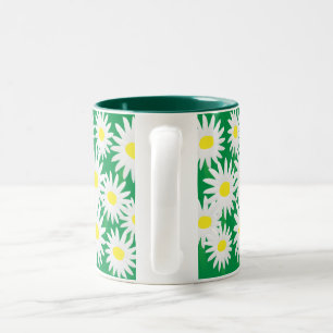 Fröhliche Daisy  Zweifarbige Tasse