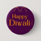 Fröhliche Diwali-Party Button (Vorderseite)
