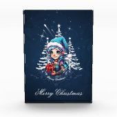 Fröhliche Elfe Fotoblock (Vorderseite)