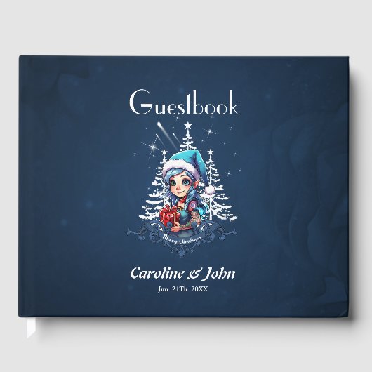 Fröhliche Elfe Gästebuch (Vorderseite)
