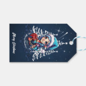 Fröhliche Elfe Geschenkanhänger (Vorderseite (Horizontal))