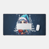 Fröhliche Elfe Schreibtischunterlage (Tastatur & Maus)