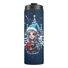 Fröhliche Elfe Thermosbecher