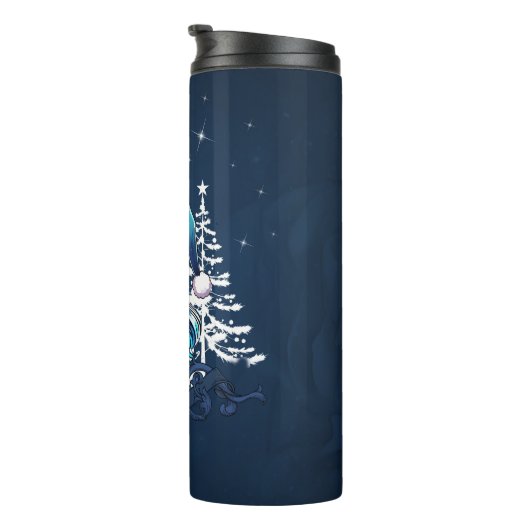 Fröhliche Elfe Thermosbecher (Nach rechts gedreht)