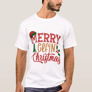 Fröhliche elfen-Weihnachten T-Shirt