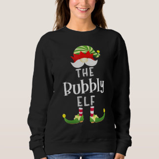 Fröhliche Elfengruppe Weihnachts-Pyjama-Party Sweatshirt