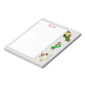 Fröhliche Enten Notepad Notizblock (Rotiert)