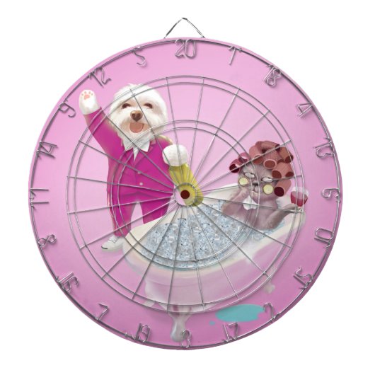 Fröhliche Entspannung Dartscheibe (vorne)