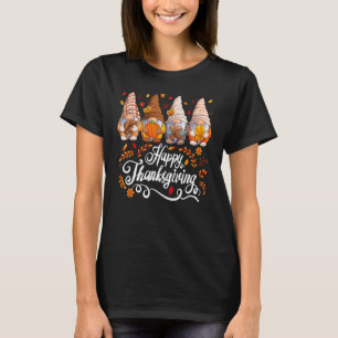 Fröhliche Erntedank-Gnome Herbstsaison  Herbst Y'a T-Shirt