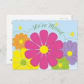 Fröhliche farbige Blume Wir haben Foto Postkarte v (Vorne/Hinten)