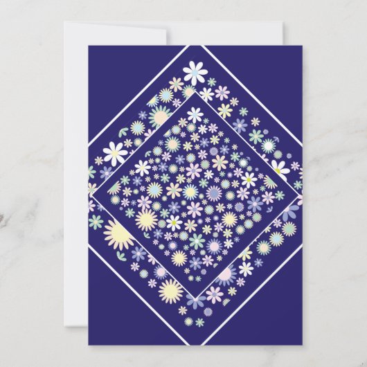 Fröhliche farbige Brautdusche Einladung (Rückseite)