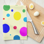 fröhliche Farbkreise Handtuch (Viertel Falte)