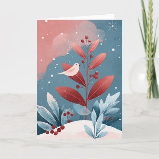 Fröhliche Feiertage Karte