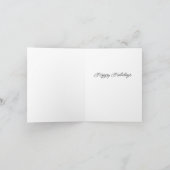 Fröhliche Feiertage Kranz Feiertagskarte (Innenseite)