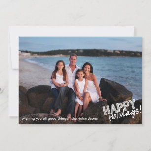 Fröhliche Feiertage-Skizze Feiertagskarte