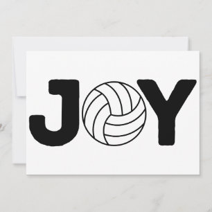 Fröhliche Feiertage Volleyball Feiertagskarte