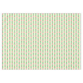 Fröhliche Feiertags-Polka-Punkte Tischdecke (Vorderseite (Horizontal))