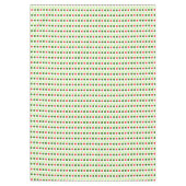 Fröhliche Feiertags-Polka-Punkte Tischdecke (Vorderseite)