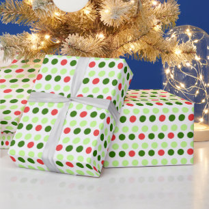 Fröhliche Feiertagspunkte Geschenkpapier