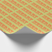 Fröhliche Feiertagsverpackung Geschenkpapier (Ecke)