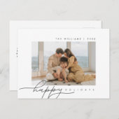 Fröhliche Ferien, frohe Weihnachten, Foto Postkarte (Vorne/Hinten)