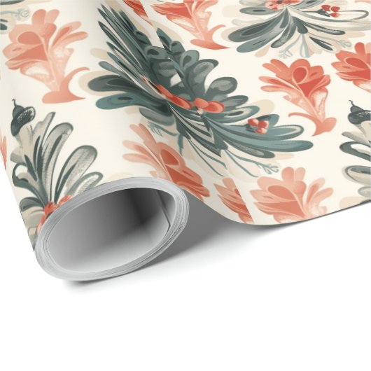 Fröhliche Festpackung Geschenkpapier (Rolleneckpunkt)