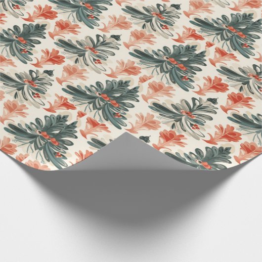 Fröhliche Festpackung Geschenkpapier (Ecke)