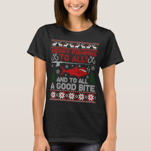 Fröhliche Fisch-Weihnachten allen, und allen einen T-Shirt