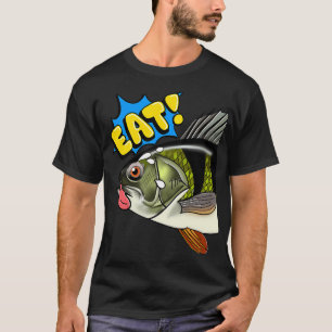 Fröhliche Fisch-Weihnachten Angel hässliches Weihn T-Shirt