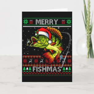 Fröhliche Fisch-Weihnachten B Fisch Angelus Weihna Karte