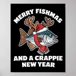 Fröhliche Fisch-Weihnachten und ein Gründling Neue Poster