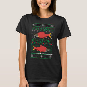 Fröhliche Fisch-Weihnachten – Vintage Weihnachts-A T-Shirt