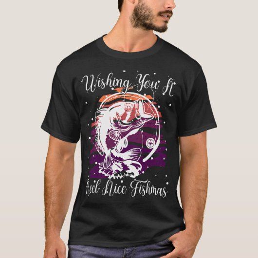 Fröhliche Fischmas s T-Shirt (Vorderseite)