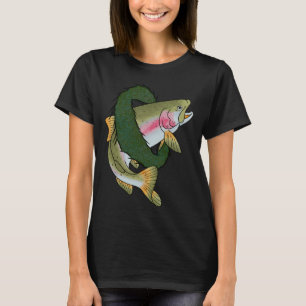 Fröhliche Fischweihnachten Santa Angler Lustiger F T-Shirt