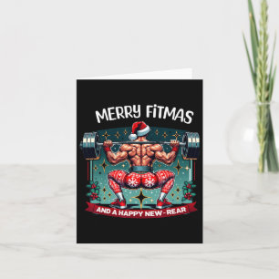 Fröhliche Fitmas und glückliche Fitness im Neuen J Karte