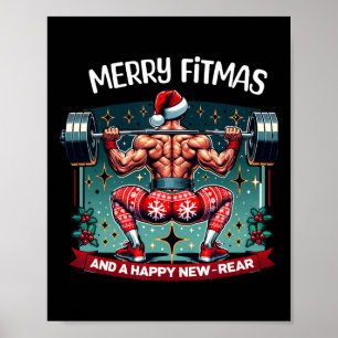 Fröhliche Fitmas und glückliche Fitness im Neuen J Poster