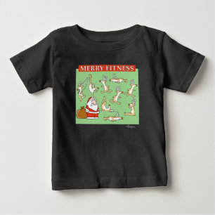Fröhliche Fitness Rentiere von Sandra Boynton Baby T-shirt